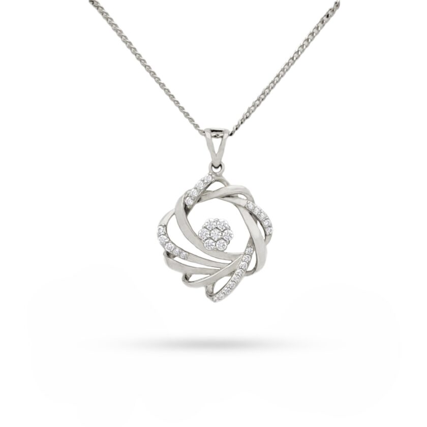 Harmony Solitaire Fusion Diamond Pendant - Image 3