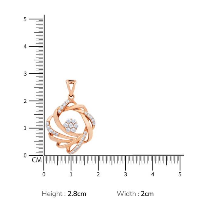 Harmony Solitaire Fusion Diamond Pendant