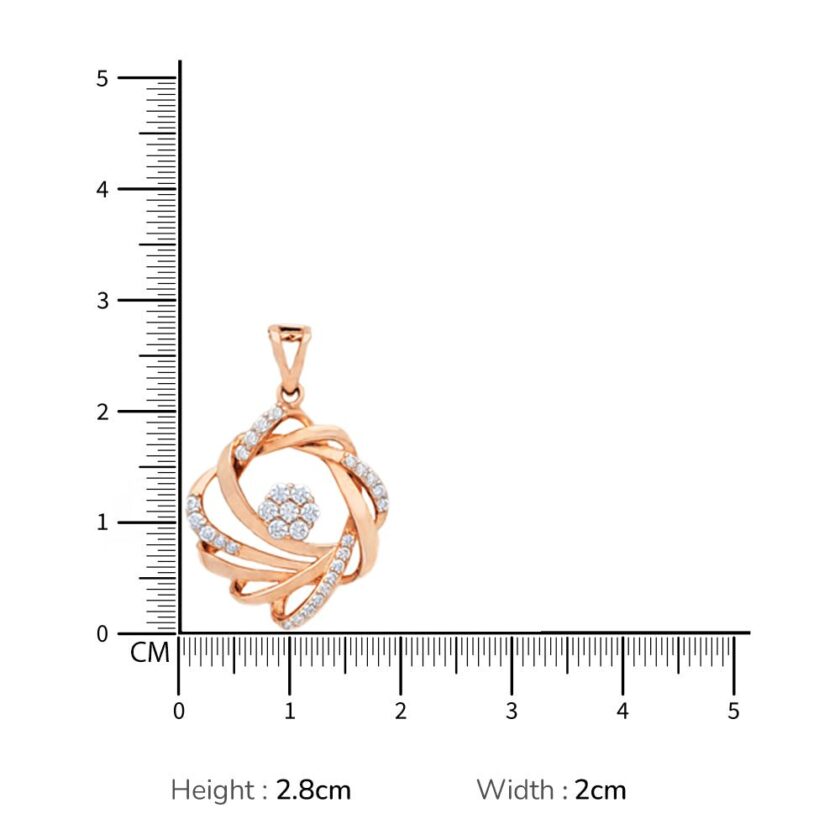 Harmony Solitaire Fusion Diamond Pendant Set - Image 4