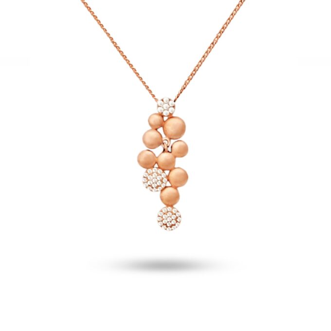 Versatile Orbit Cluster Diamond Pendant