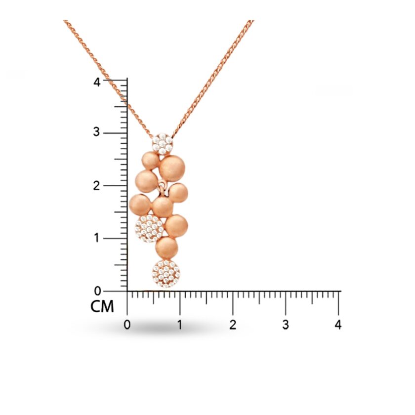 Versatile Orbit Cluster Diamond Pendant Set - Image 3