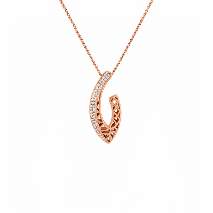 Turkish Elegance Diamond Pendant