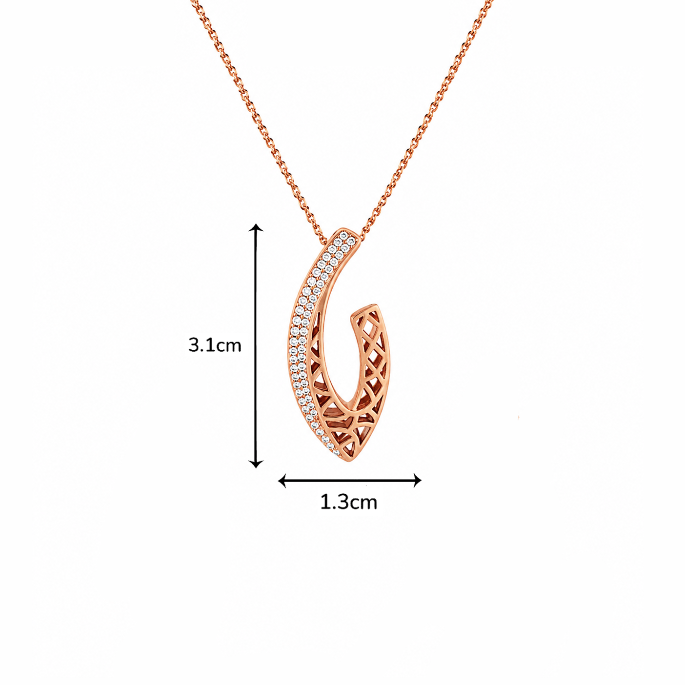 Turkish Elegance Diamond Pendant - Image 3