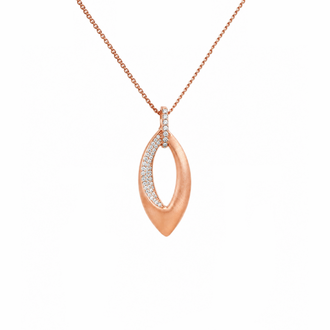 Marquise Radiance Diamond Pendant