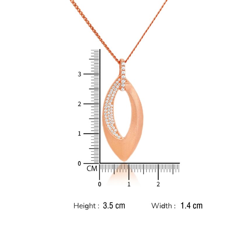 Marquise Radiance Diamond Pendant Set - Image 3