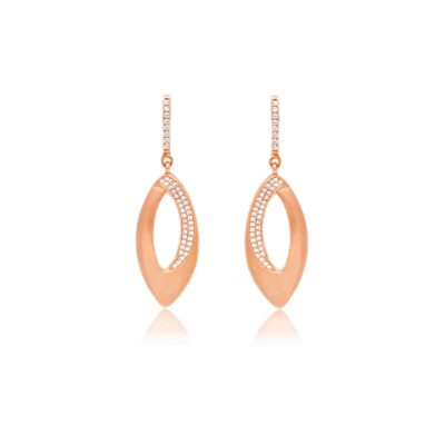 MARQUISE REDIANCE DANGLING EARRINGS
