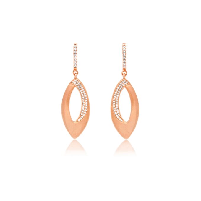 MARQUISE REDIANCE DANGLING EARRINGS