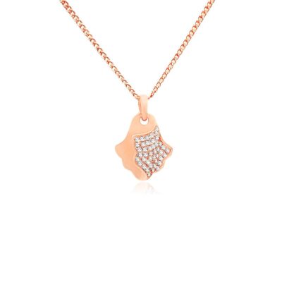 "Divine Blessings" Khmissa Diamond Pendant