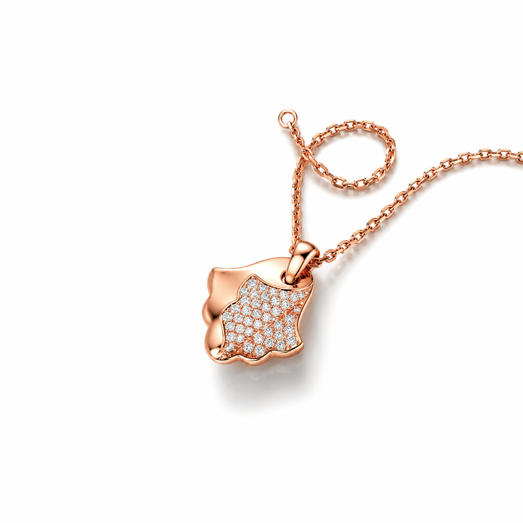 "Divine Blessings" Khmissa Diamond Pendant - Image 2