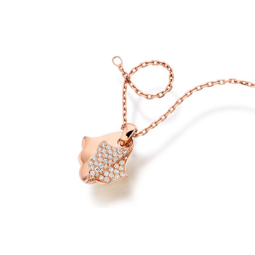 "Divine Blessings" Khmissa Diamond Pendant Set - Image 3
