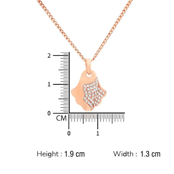 "Divine Blessings" Khmissa Diamond Pendant Set