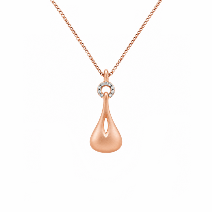 Harmonious Melody" Diamond Guitar Pendant