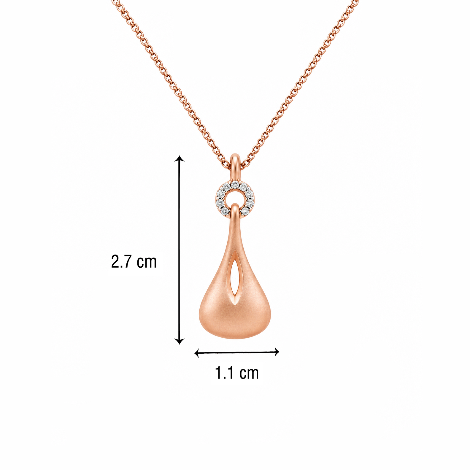 Harmonious Melody" Diamond Guitar Pendant - Image 3