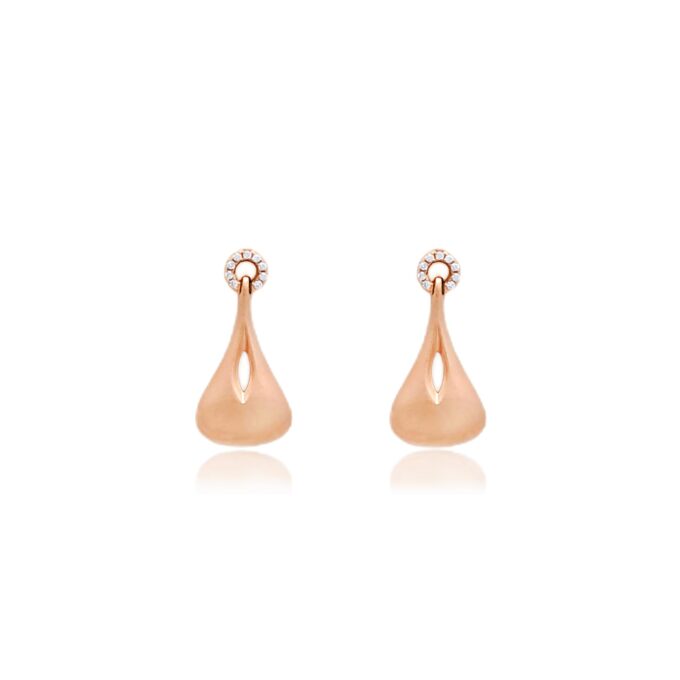 Harmonious Melody" Diamond Guitar Earrings
