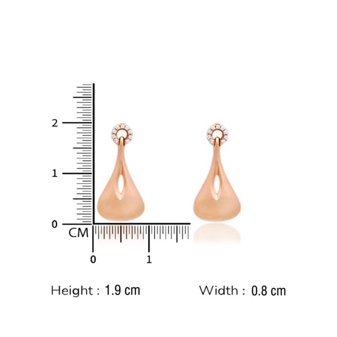 Harmonious Melody" Diamond Guitar Earrings