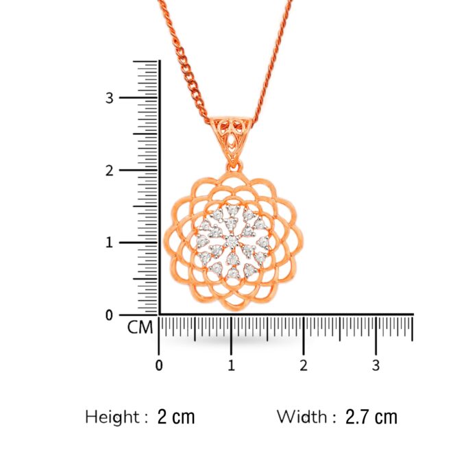 Turkish Elegance Diamond Pendant Set