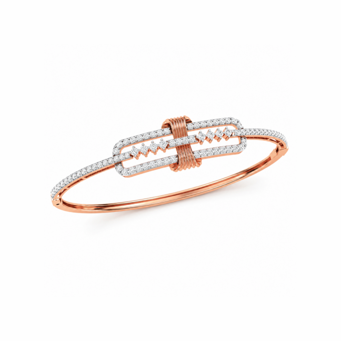 Rectangular Brilliance Diamond Bracelet