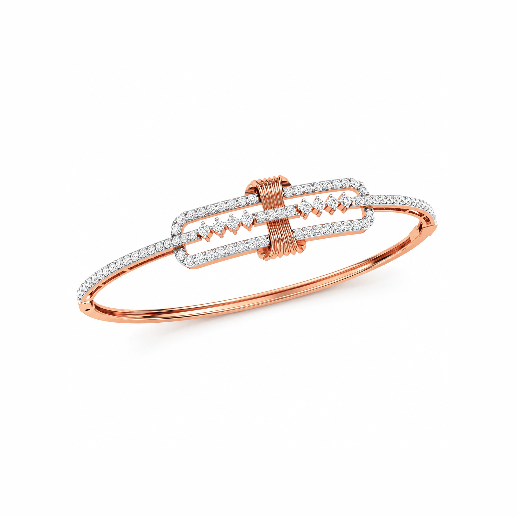 Rectangular Brilliance Diamond Bracelet
