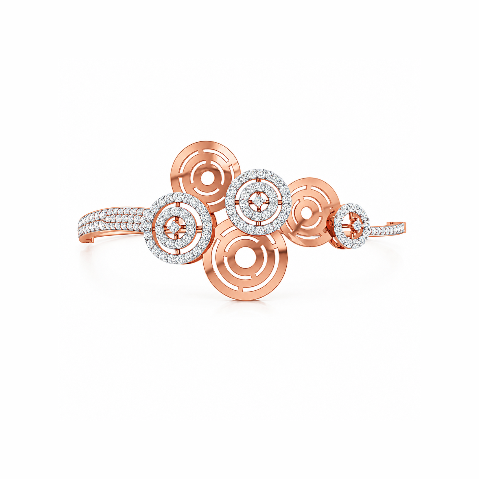 Circle Brilliance Diamond Bracelet - Image 2