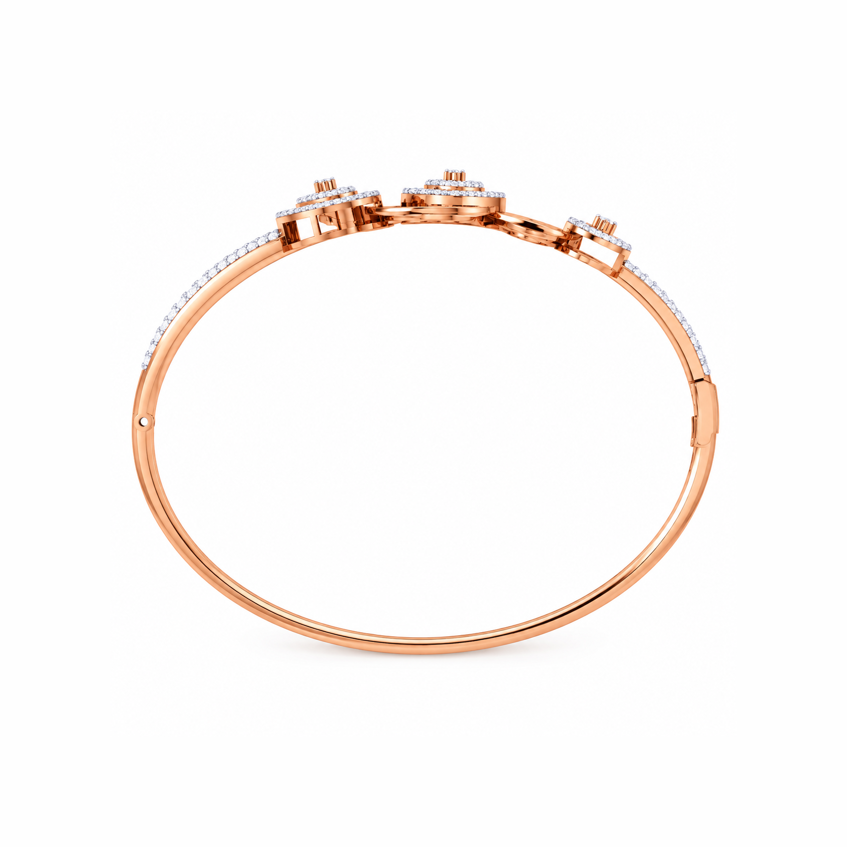 Circle Brilliance Diamond Bracelet - Image 3