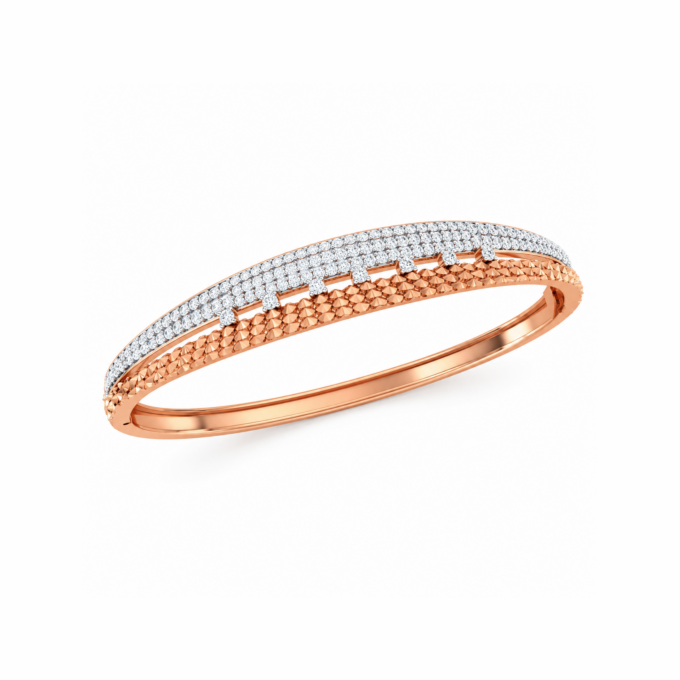 Contrast Elegance Diamond Bracelet