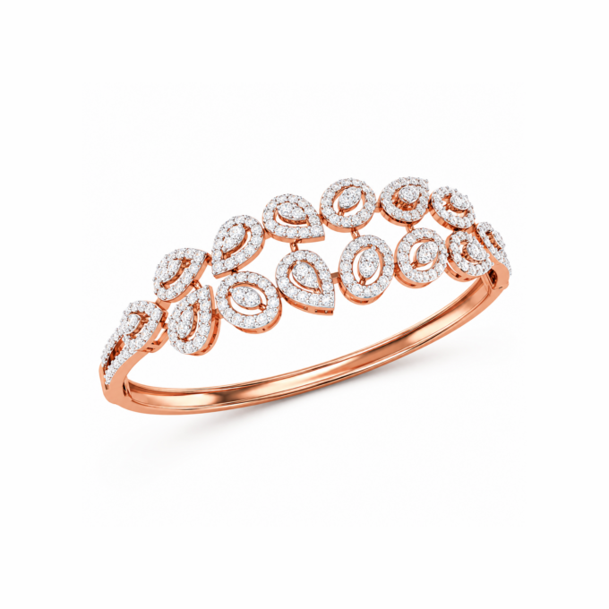 Royal Fusion Diamond broad Bracelet