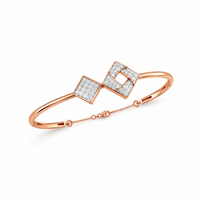 Elegant Duo Square Bracelet