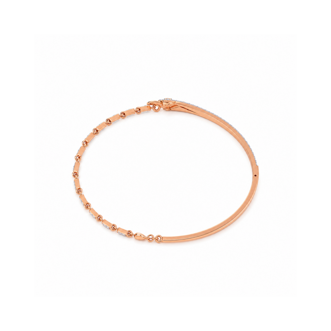 Floral Harmony Diamond Bracelet