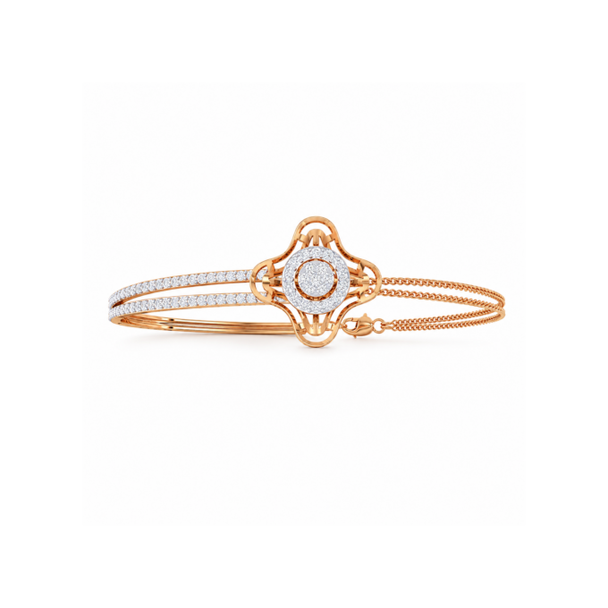 Dual Elegance Diamond Bracelet