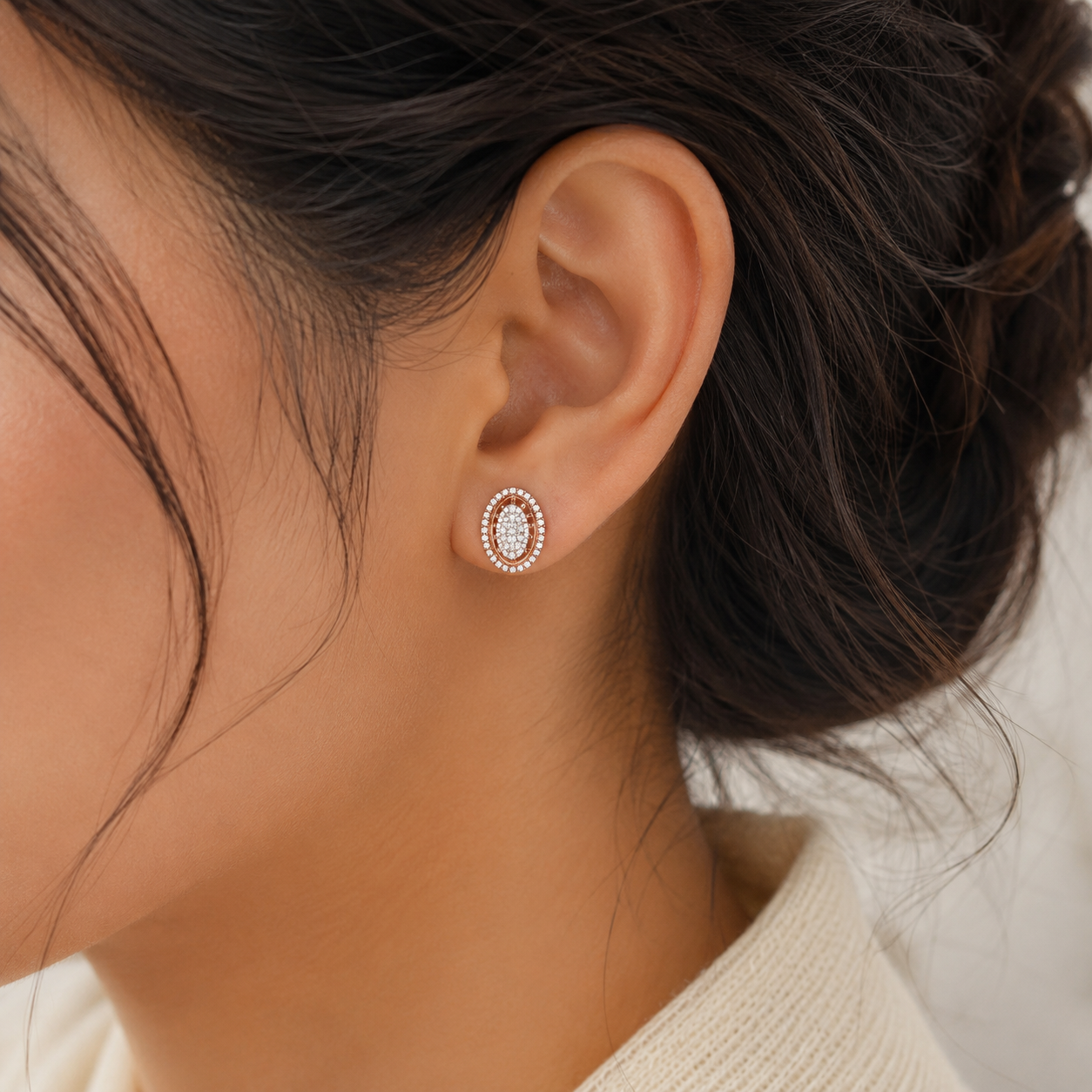 DIAMOND OVAL FILIGREE TOPS - Image 3
