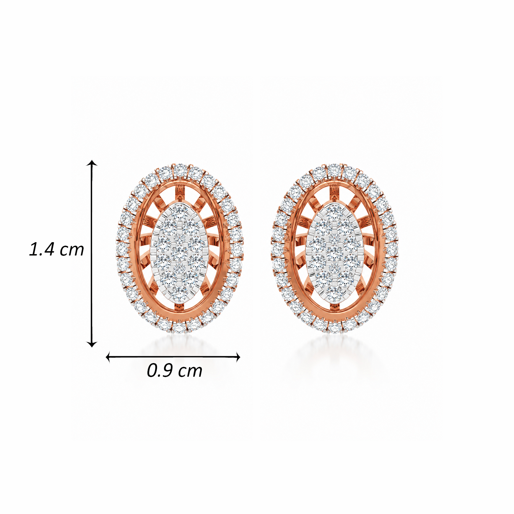 DIAMOND OVAL FILIGREE TOPS - Image 4