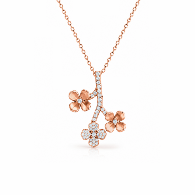 FLORAL BRILLIANCE PENDANT