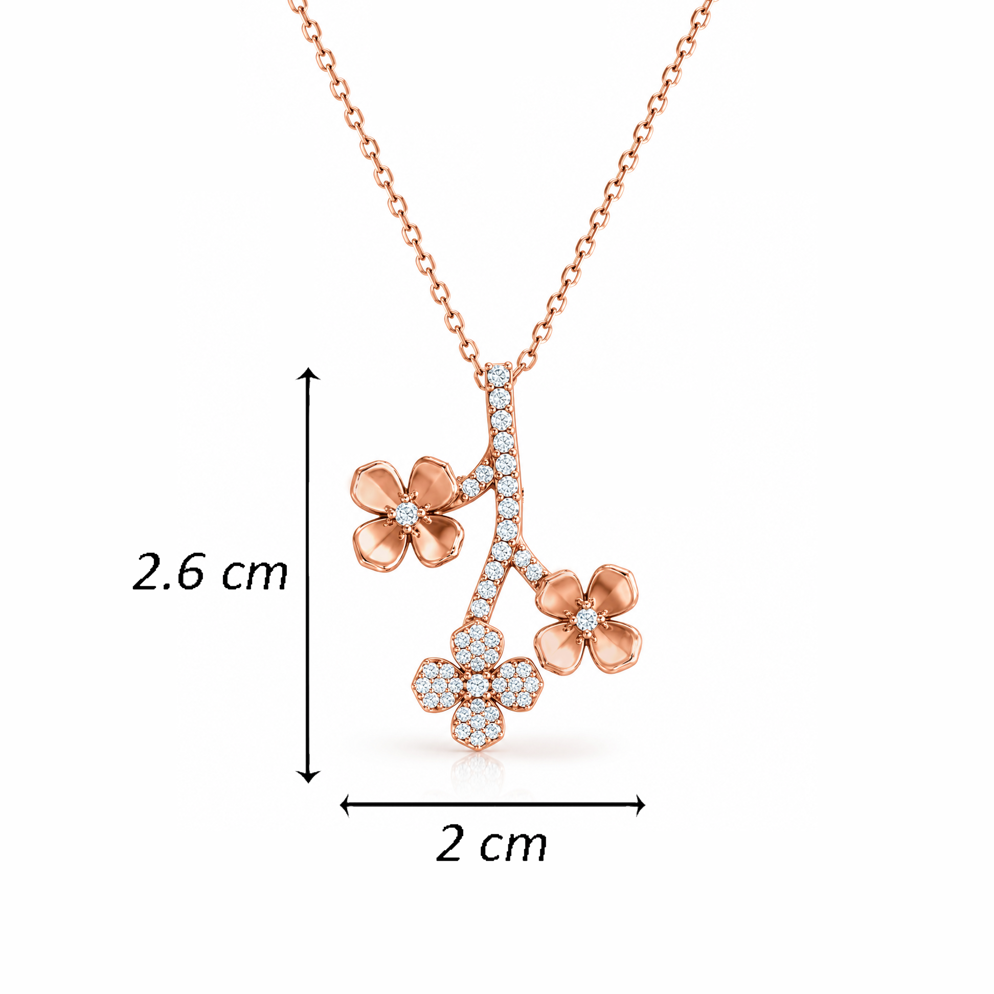 FLORAL BRILLIANCE PENDANT - Image 4