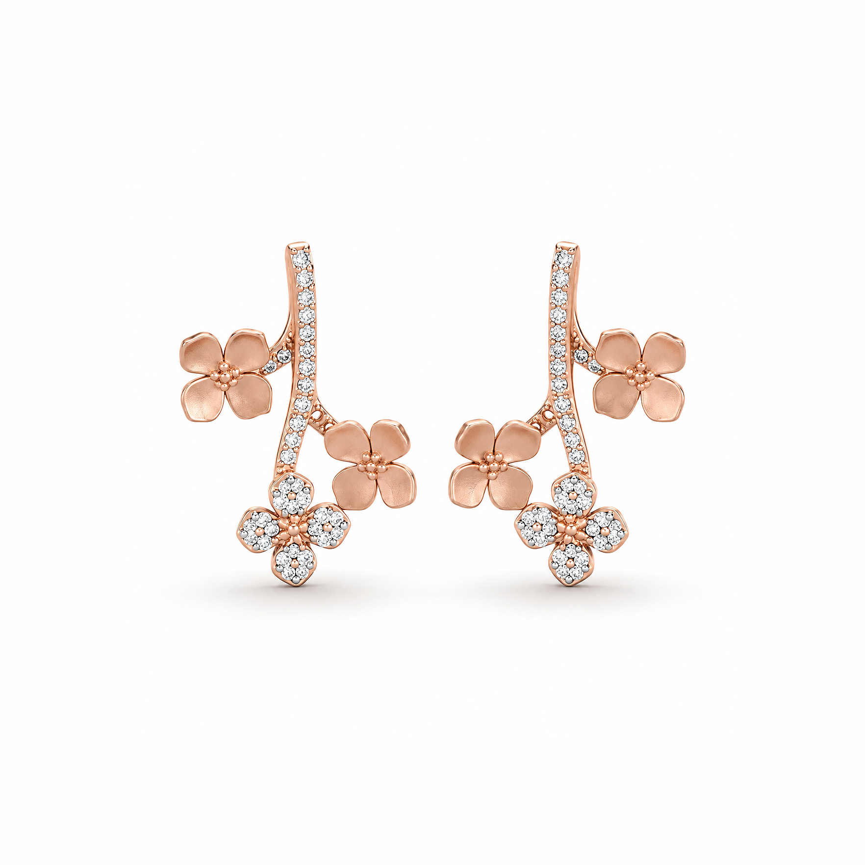 FLORAL BRILLIANCE EARRINGS