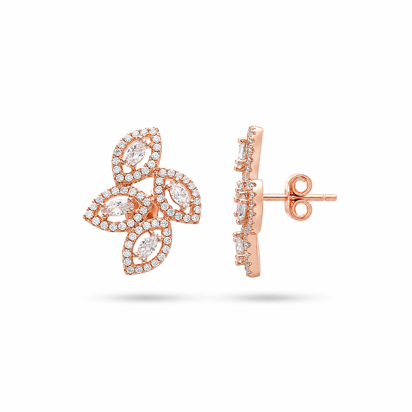 MARQUISE FUSION EARRINGS - Image 2
