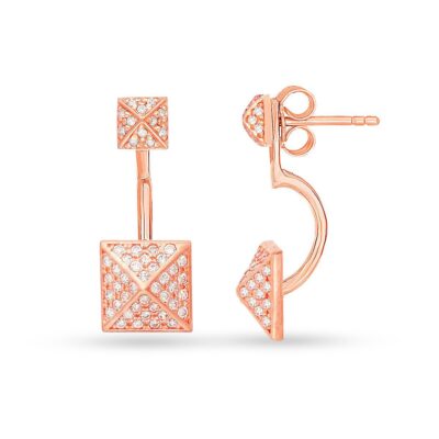 PYRAMID CASCADE EARRINGS