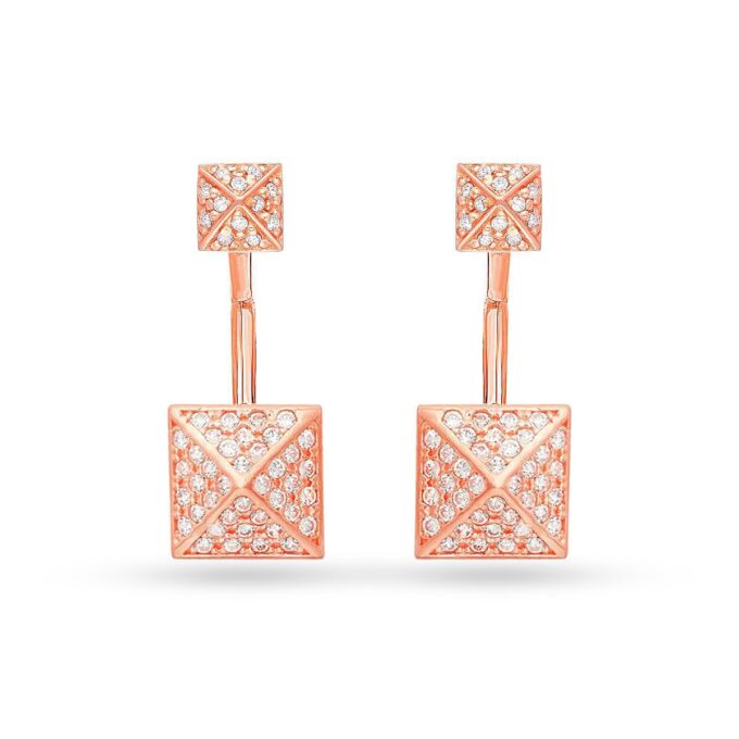 PYRAMID CASCADE EARRINGS