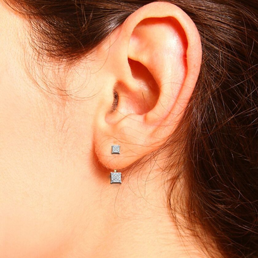 PYRAMID CASCADE EARRINGS - Image 5
