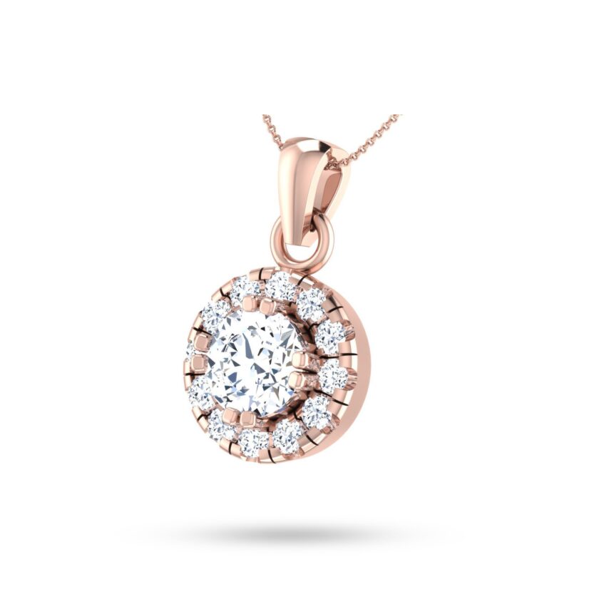 Timeless Elegance Solitaire Pendant Set - Image 2