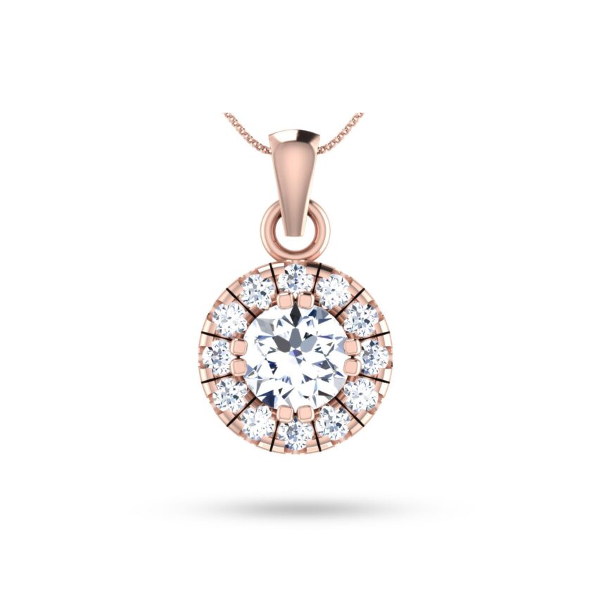 Timeless Elegance Solitaire Pendant Set - Image 3