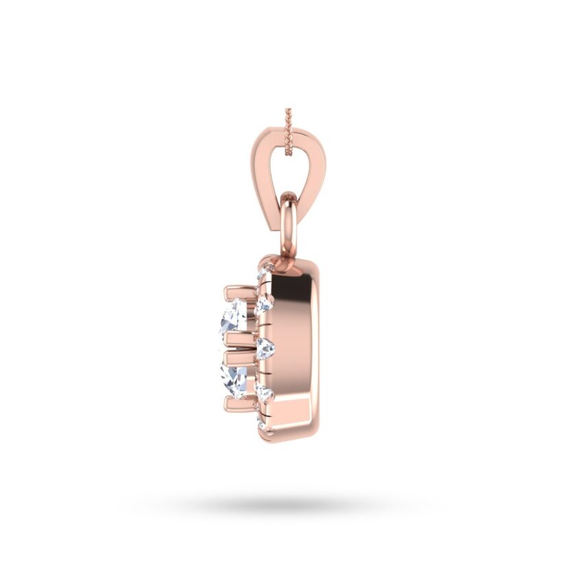 Timeless Elegance Solitaire Pendant Set - Image 4