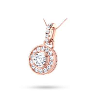Enhanced Solitaire Diamond Pendant