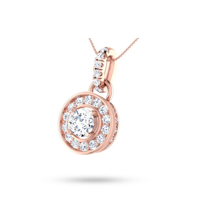 Enhanced Solitaire Diamond Pendant
