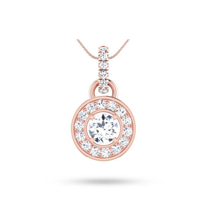 Enhanced Solitaire Diamond Pendant