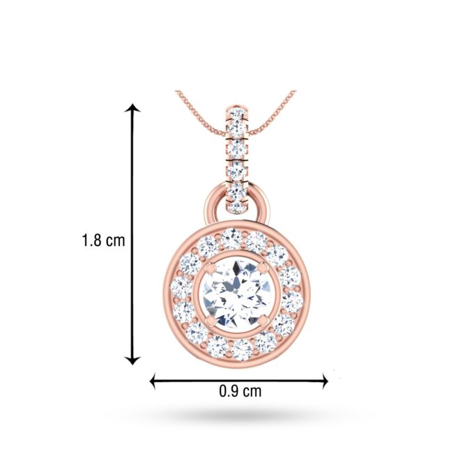 Enhanced Solitaire Diamond Pendant