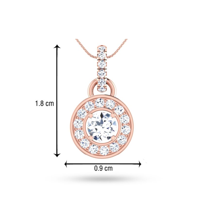 Enhanced Solitaire Diamond Pendant Set - Image 5