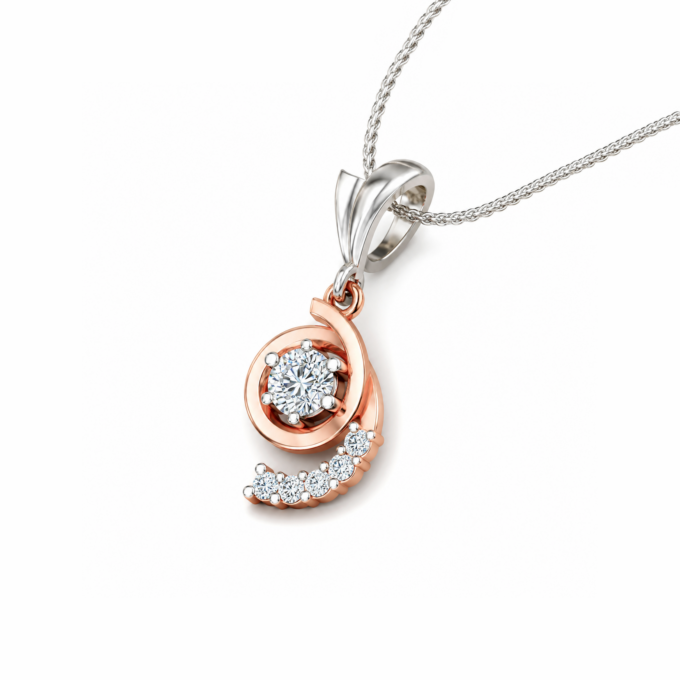 "Elegant Number 9" Pendant