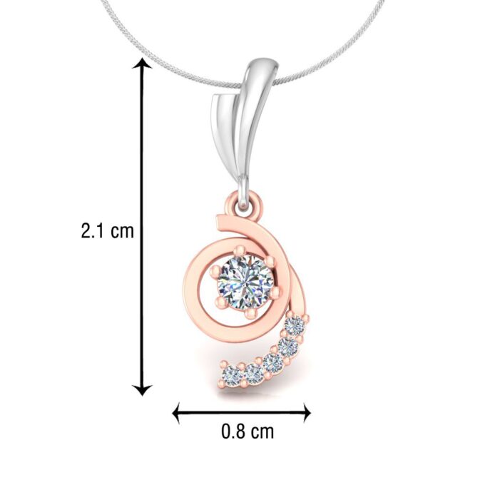 "Elegant Number 9" Pendant Set