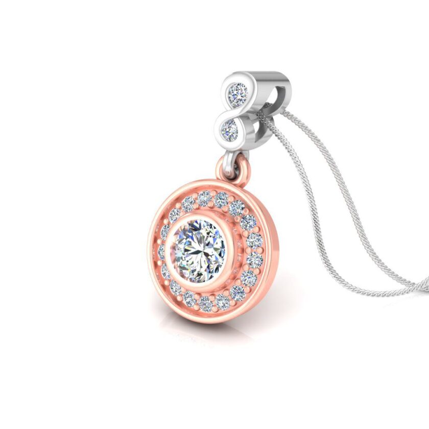Elegance Solitaire Pendant Set - Image 2