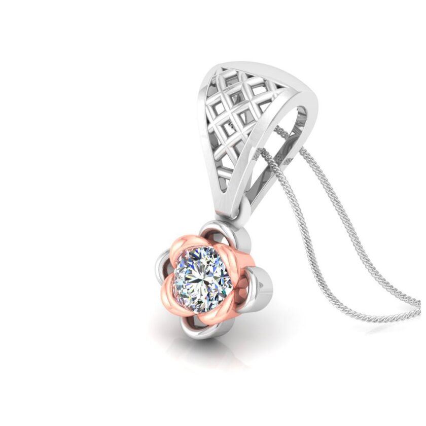 BLOSSOM FUSION SOLITAIRE PENDANT SET - Image 2